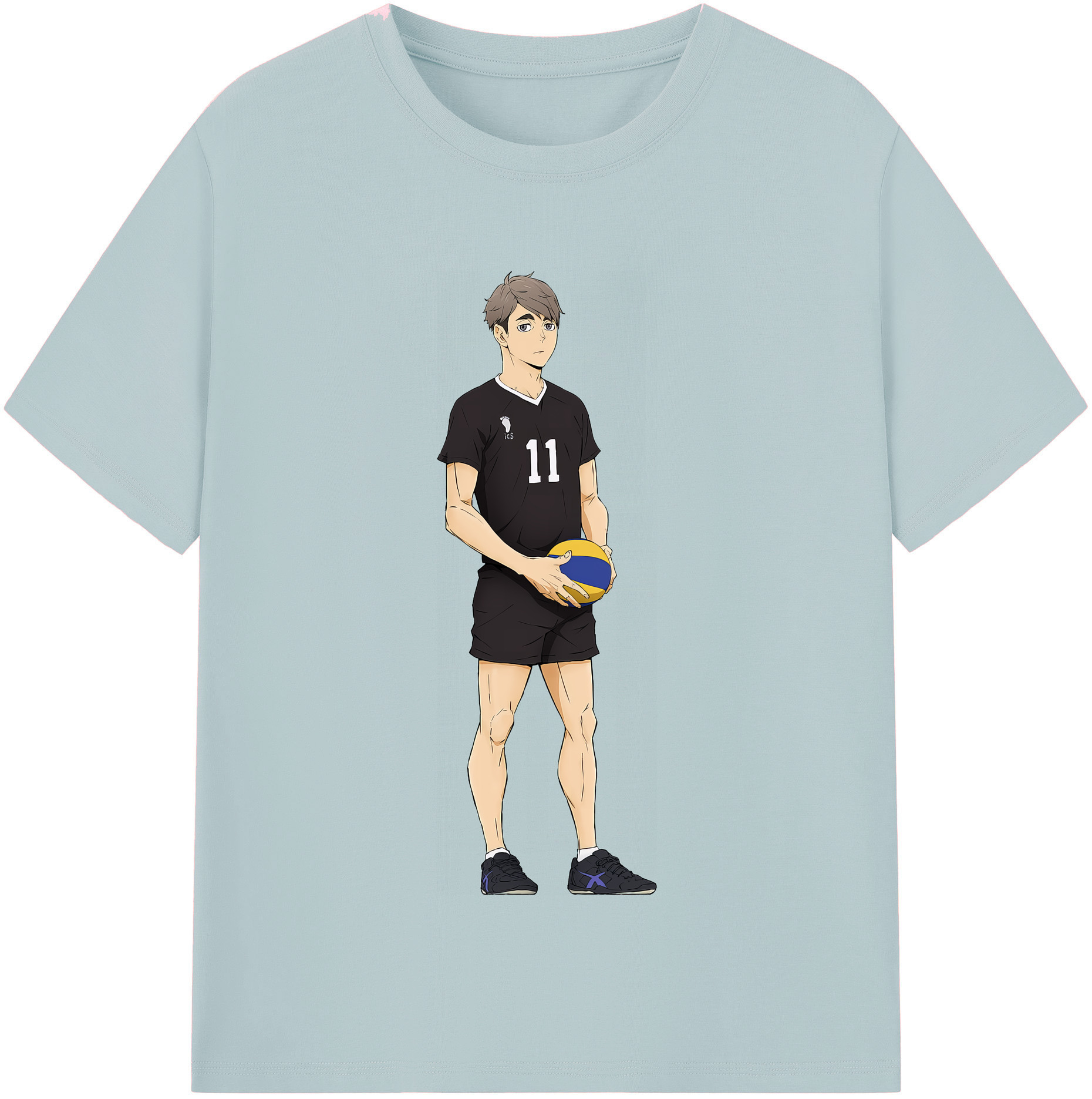 （画像用） ハイキュー!! Haikyu!! 綿100％半袖Tシャツ（フロントプリント）
